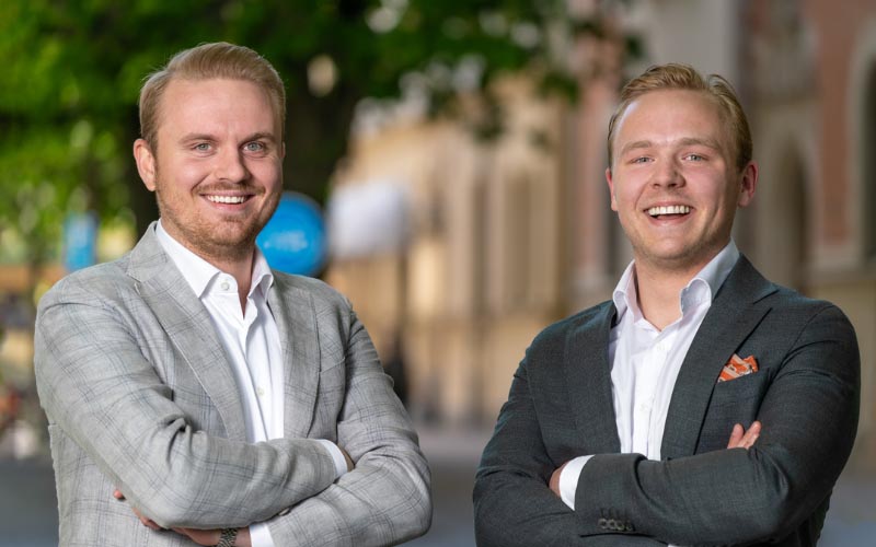 L-R Joel Halling, Robin Kaneteg